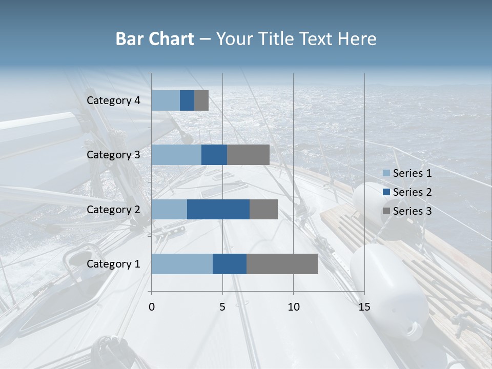 Sailing Toward Sun On A Late Winter Day PowerPoint Template