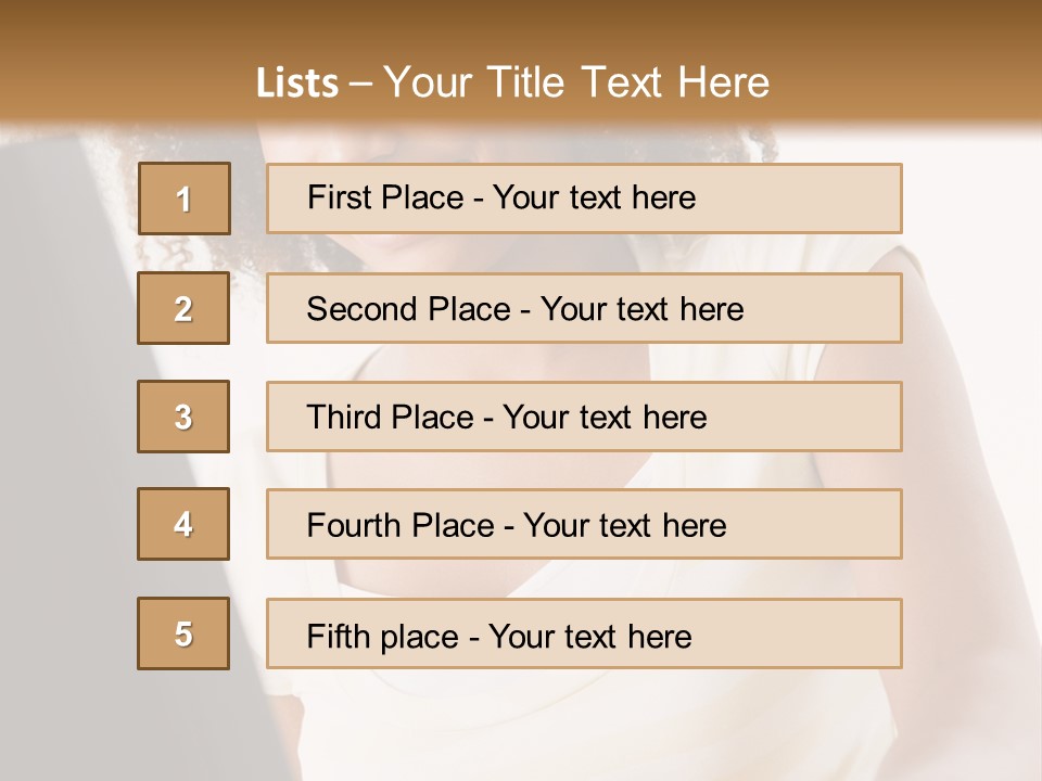 Teenage Girl Sitting On A Computer PowerPoint Template