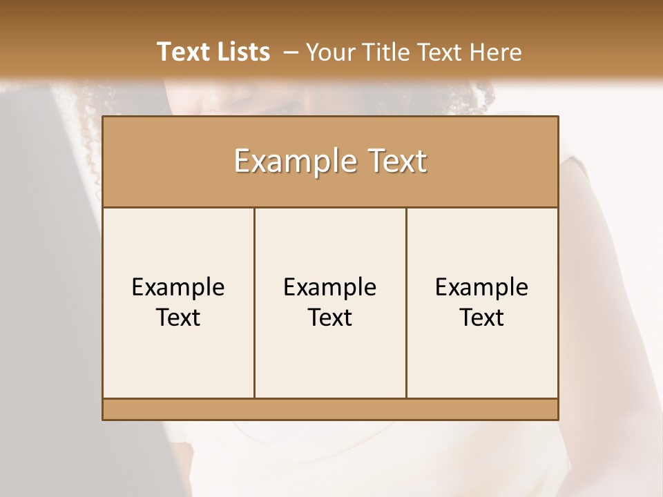 Teenage Girl Sitting On A Computer PowerPoint Template