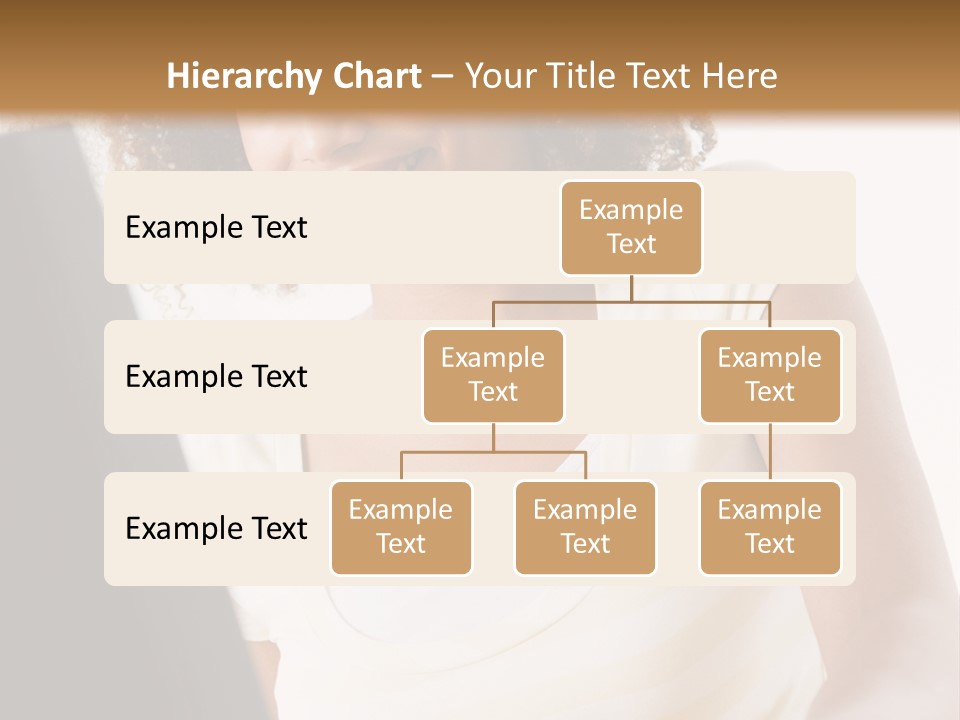Teenage Girl Sitting On A Computer PowerPoint Template