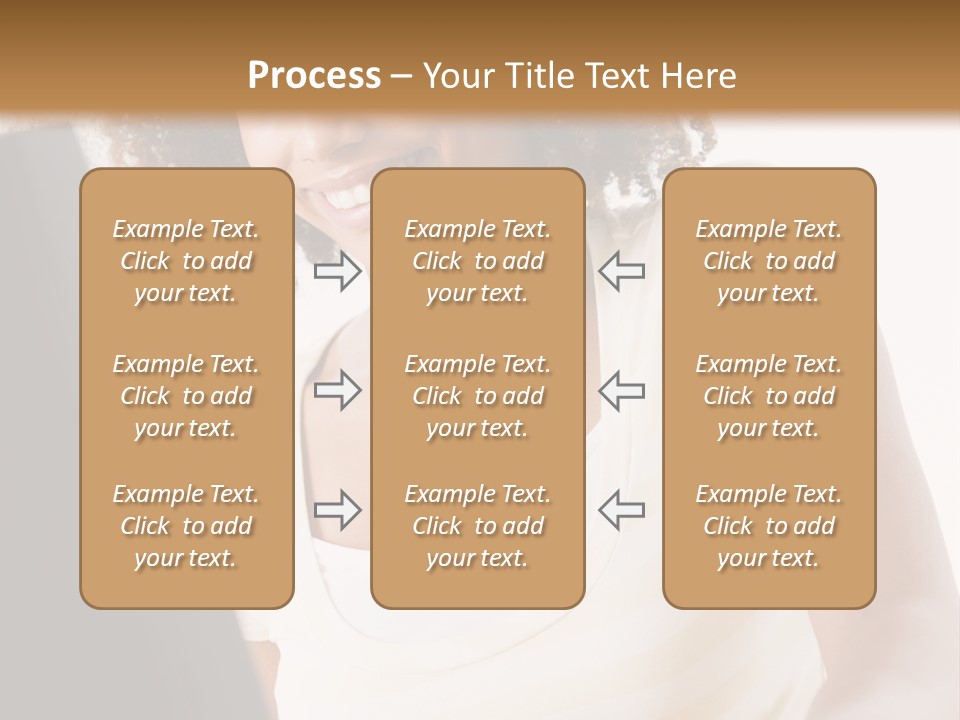 Teenage Girl Sitting On A Computer PowerPoint Template