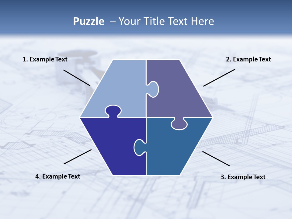 Architecture Blueprint & Tools PowerPoint Template