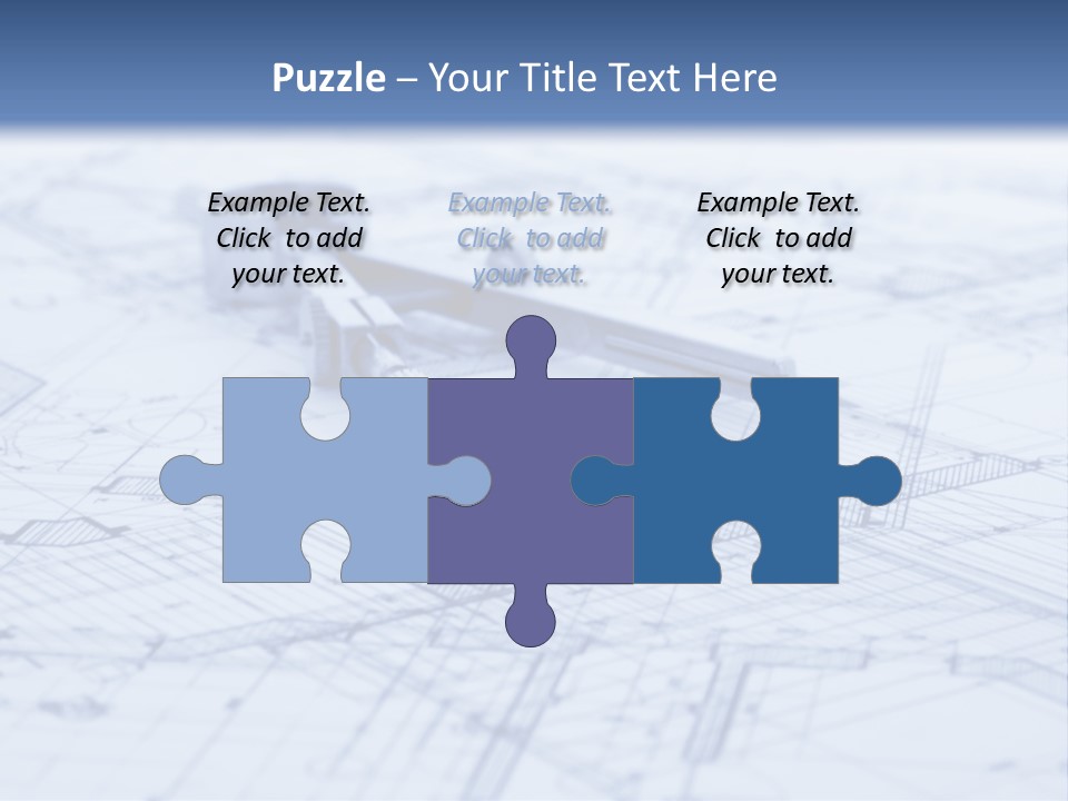 Architecture Blueprint & Tools PowerPoint Template