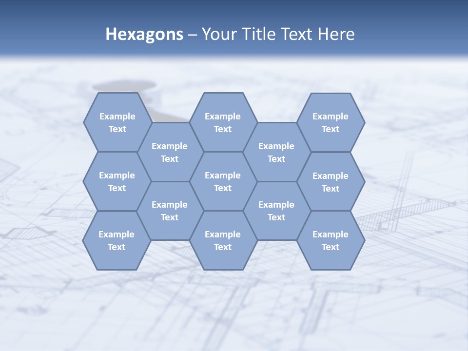 Architecture Blueprint & Tools PowerPoint Template