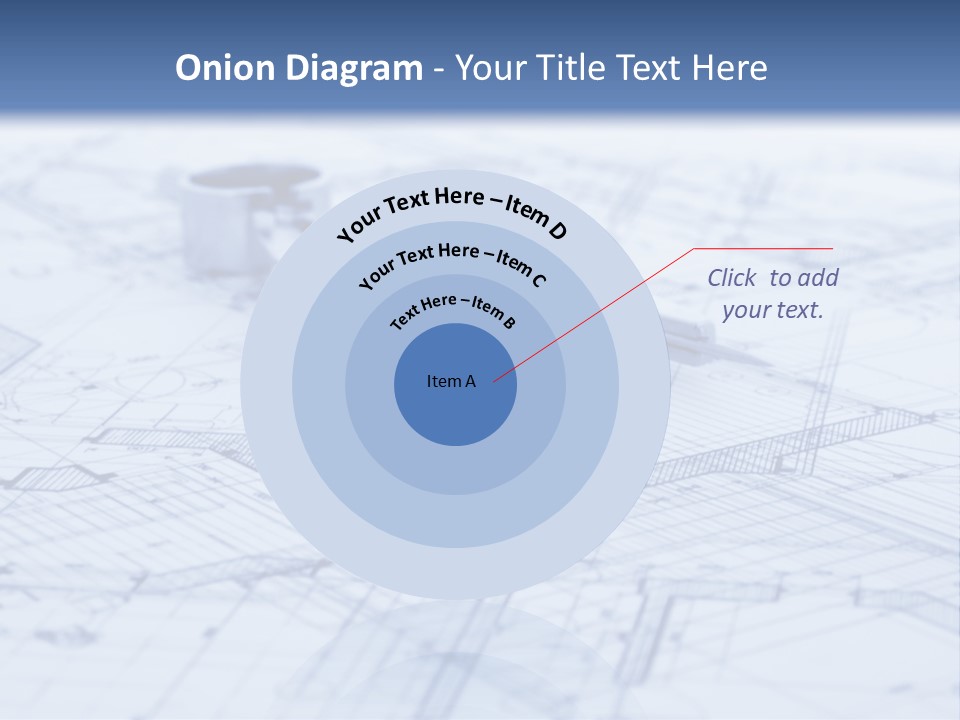 Architecture Blueprint & Tools PowerPoint Template