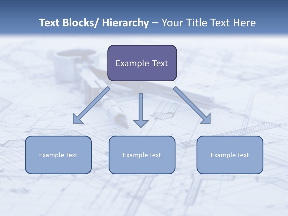Architecture Blueprint & Tools PowerPoint Template