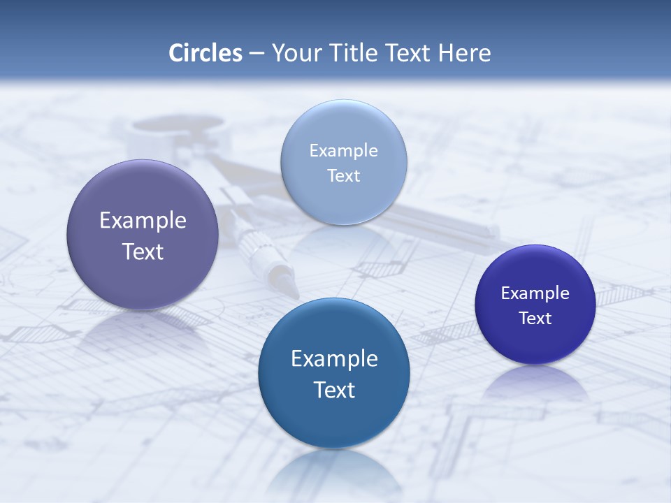 Architecture Blueprint & Tools PowerPoint Template