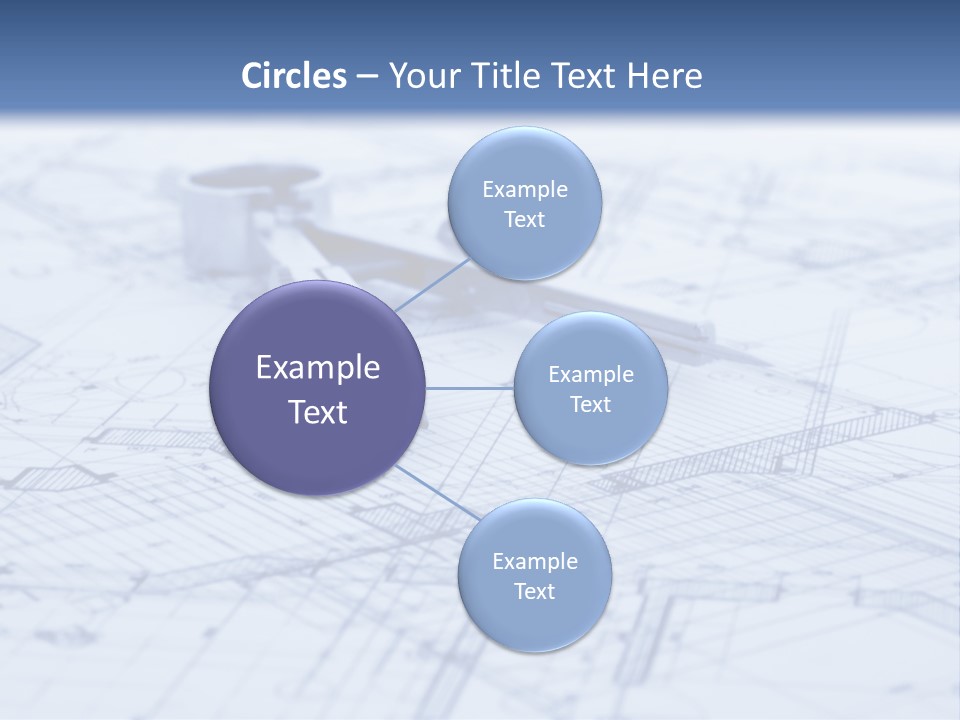 Architecture Blueprint & Tools PowerPoint Template