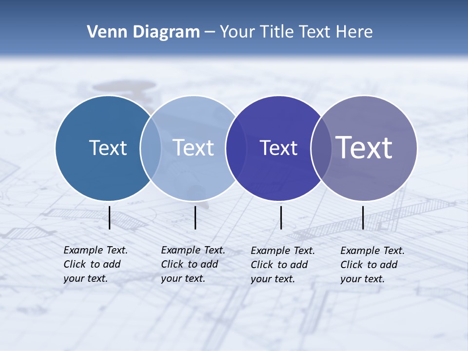 Architecture Blueprint & Tools PowerPoint Template