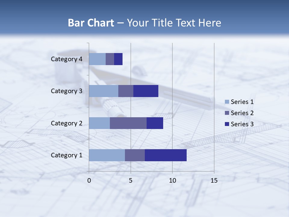 Architecture Blueprint & Tools PowerPoint Template