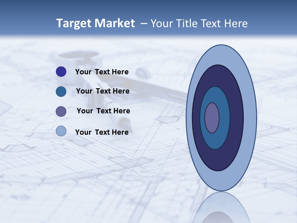 Architecture Blueprint & Tools PowerPoint Template