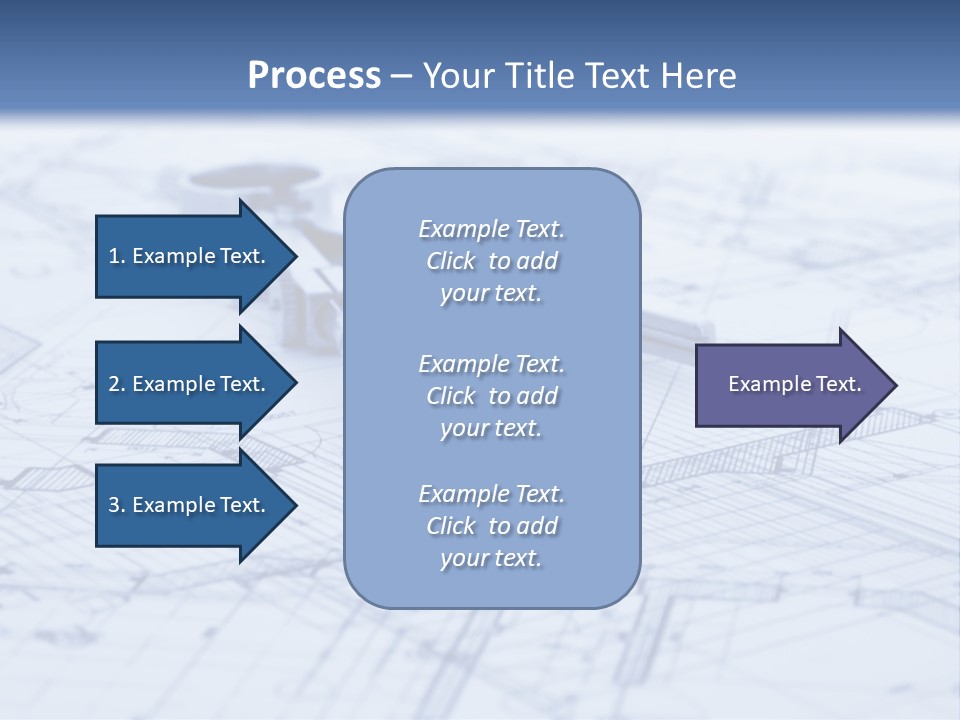 Architecture Blueprint & Tools PowerPoint Template