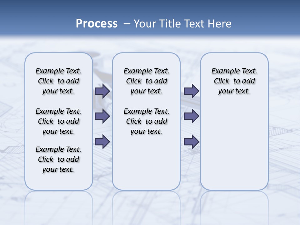 Architecture Blueprint & Tools PowerPoint Template