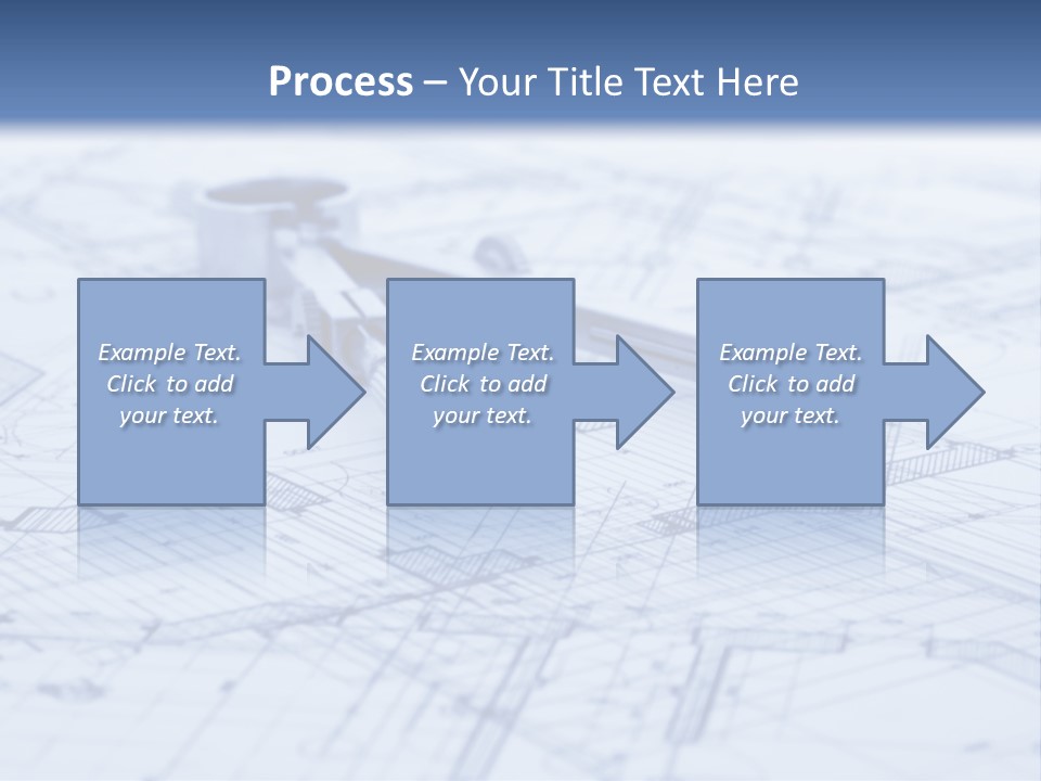 Architecture Blueprint & Tools PowerPoint Template