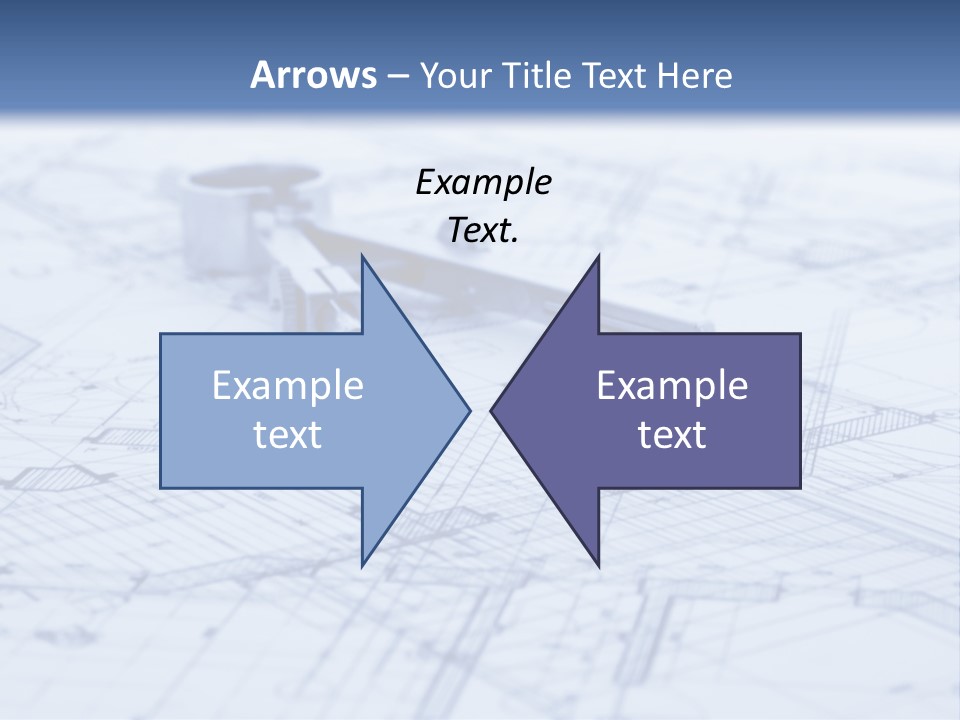 Architecture Blueprint & Tools PowerPoint Template