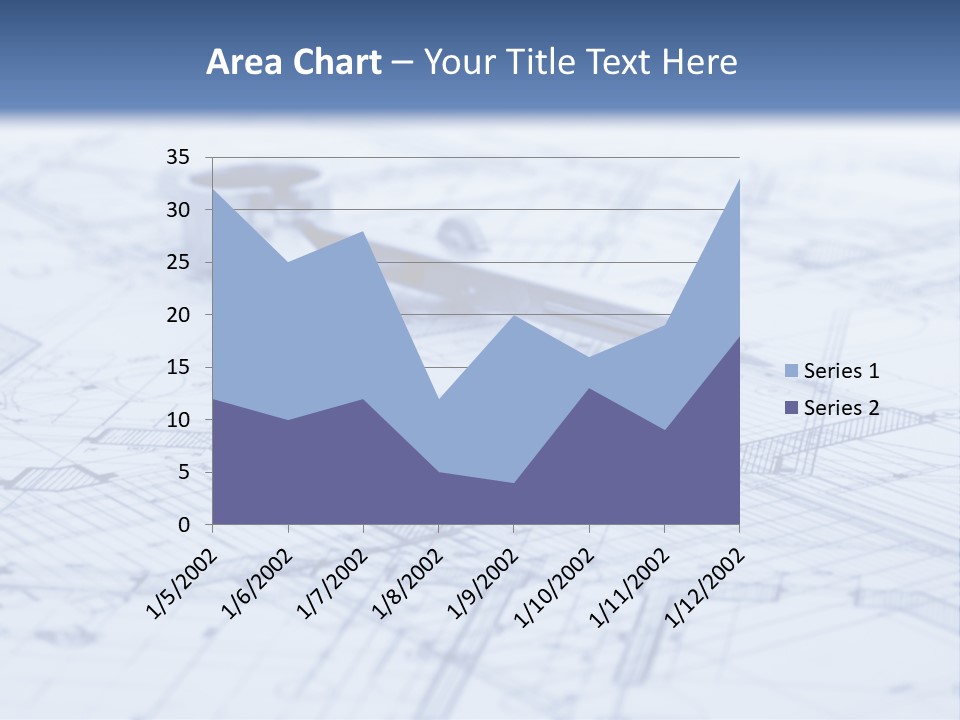 Architecture Blueprint & Tools PowerPoint Template