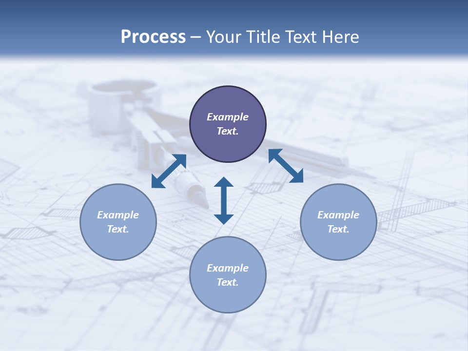 Architecture Blueprint & Tools PowerPoint Template
