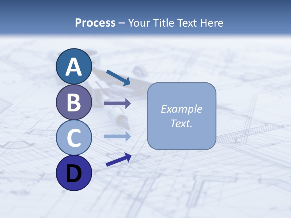 Architecture Blueprint & Tools PowerPoint Template