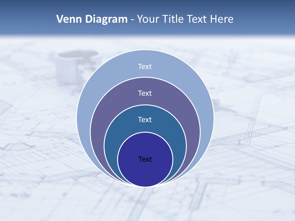 Architecture Blueprint & Tools PowerPoint Template