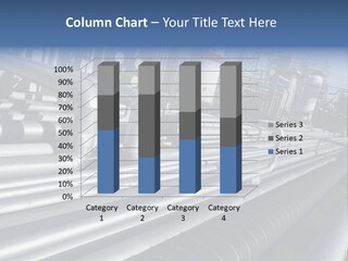 Giant Pipelines Leading To Oil-Refinery, Engineer Working With Main-Pipes PowerPoint Template