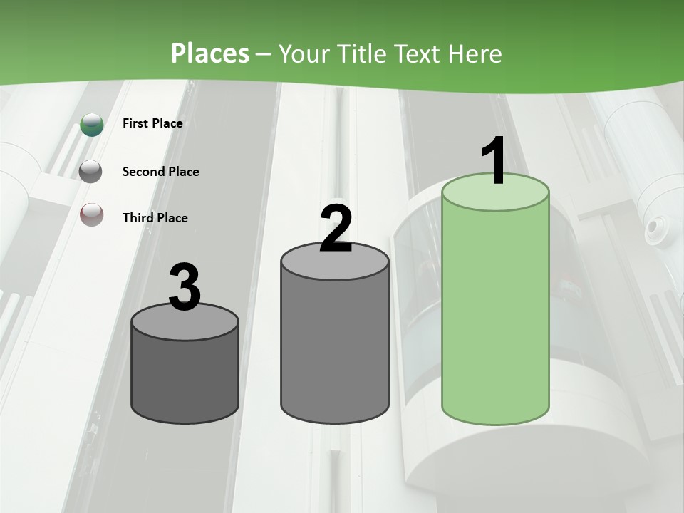 Modern Building Lift PowerPoint Template