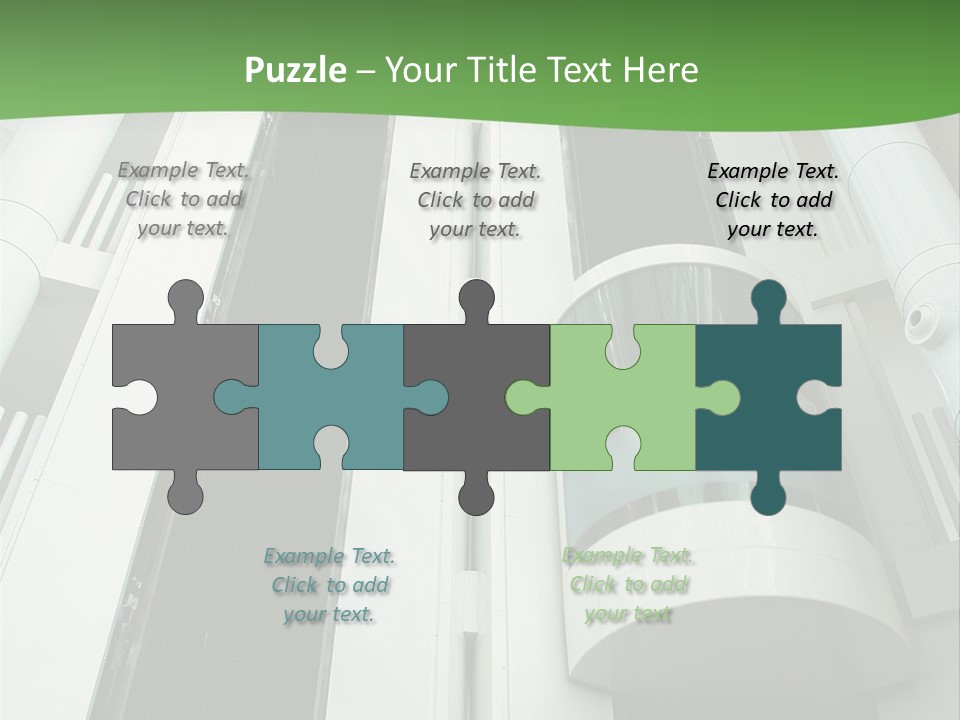 Modern Building Lift PowerPoint Template