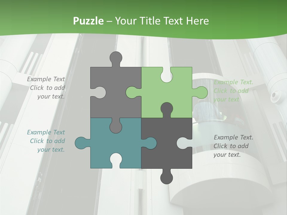 Modern Building Lift PowerPoint Template