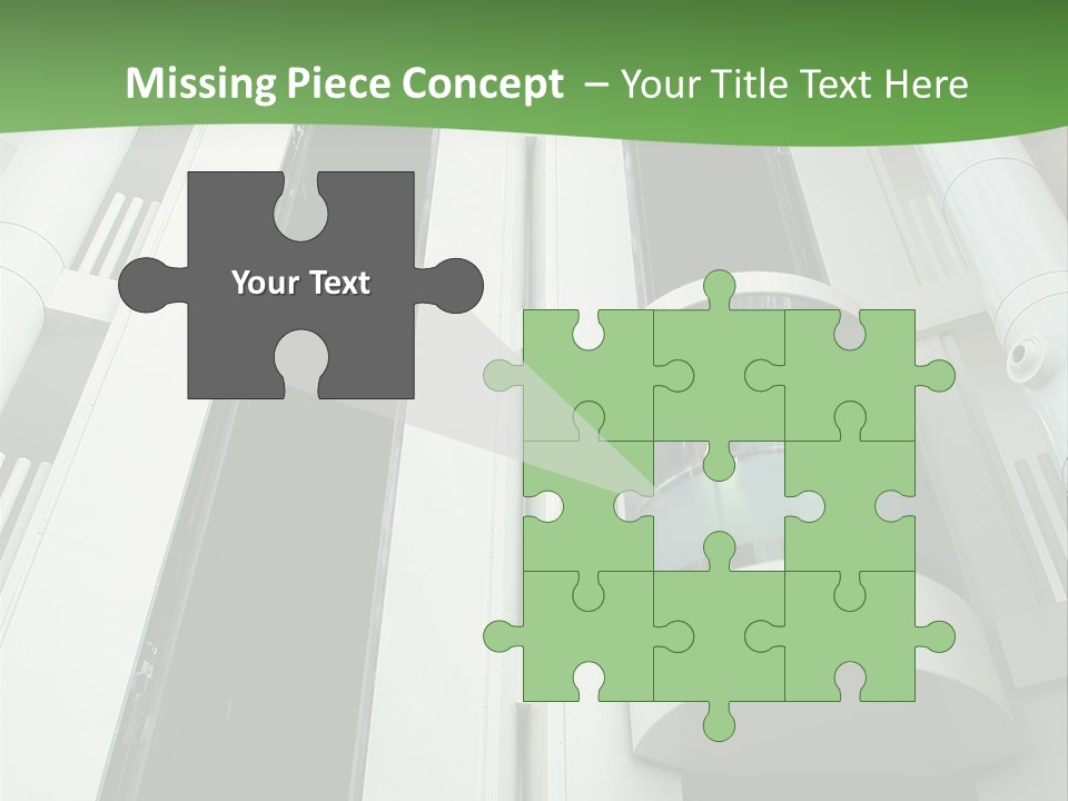 Modern Building Lift PowerPoint Template