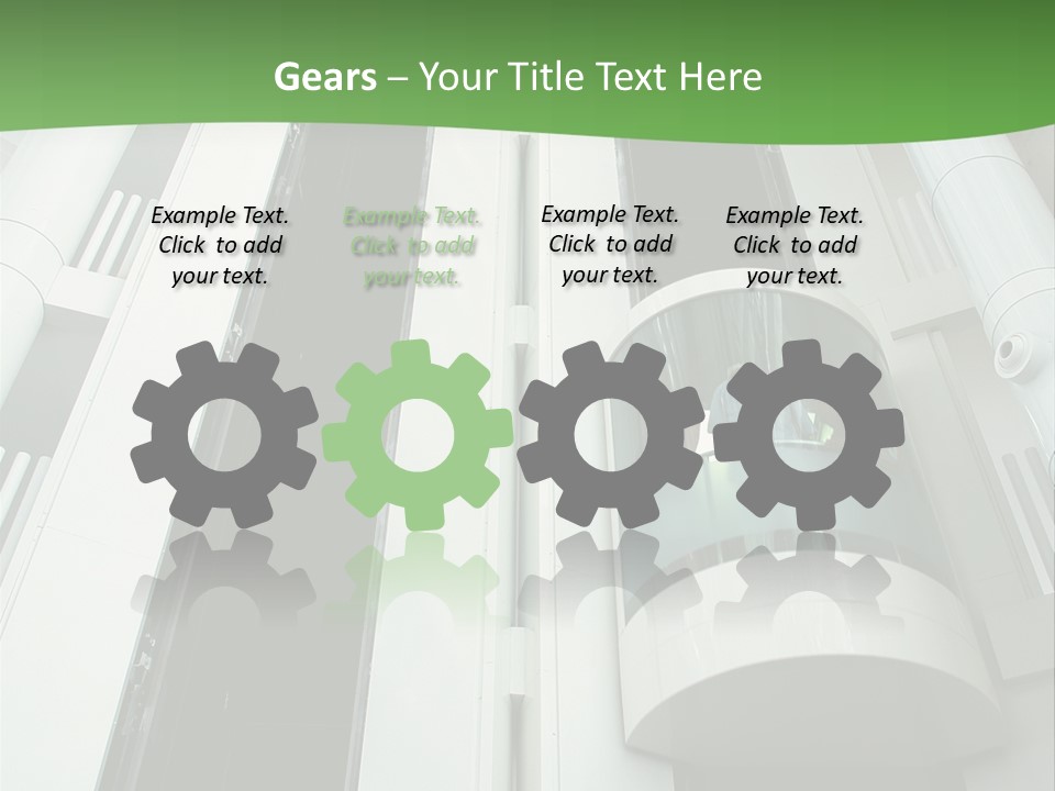 Modern Building Lift PowerPoint Template