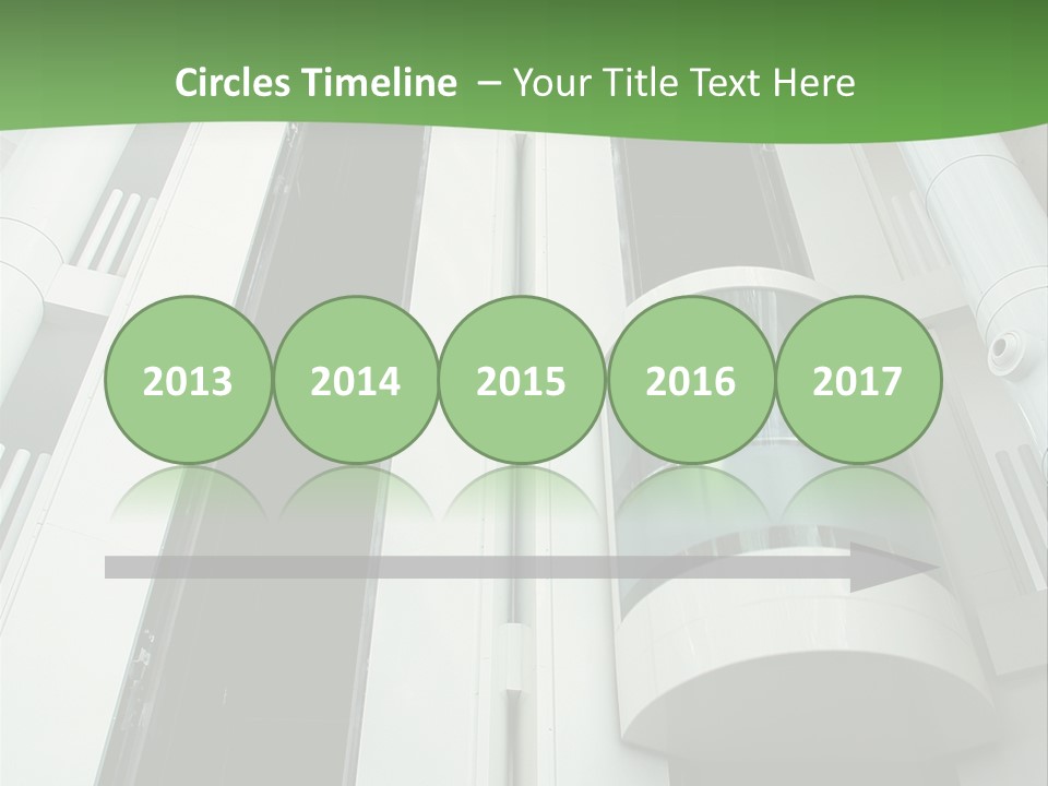 Modern Building Lift PowerPoint Template