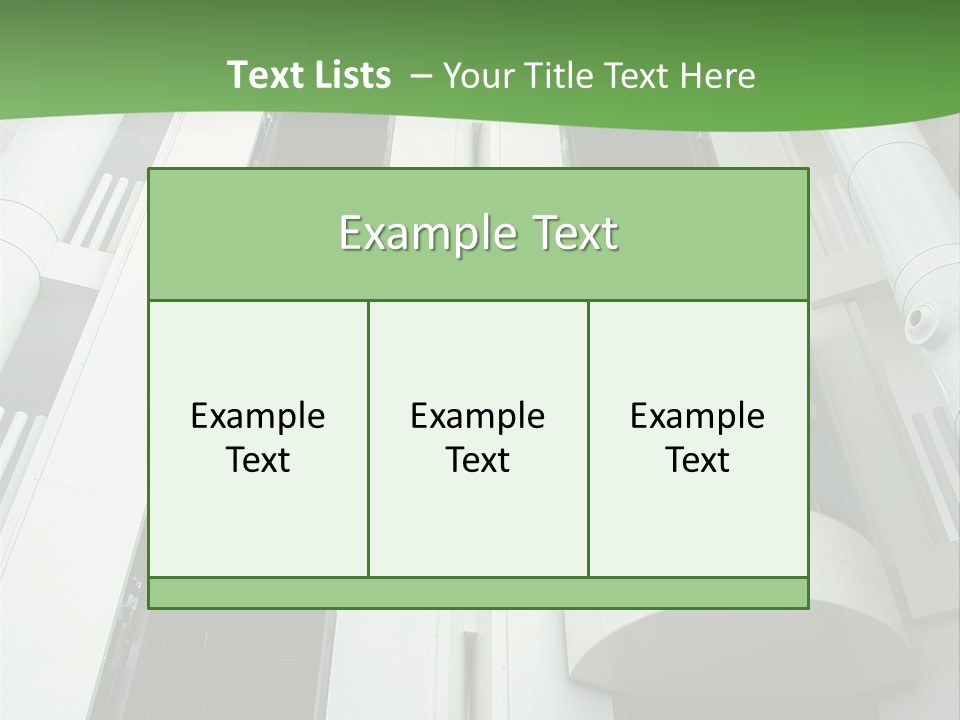 Modern Building Lift PowerPoint Template