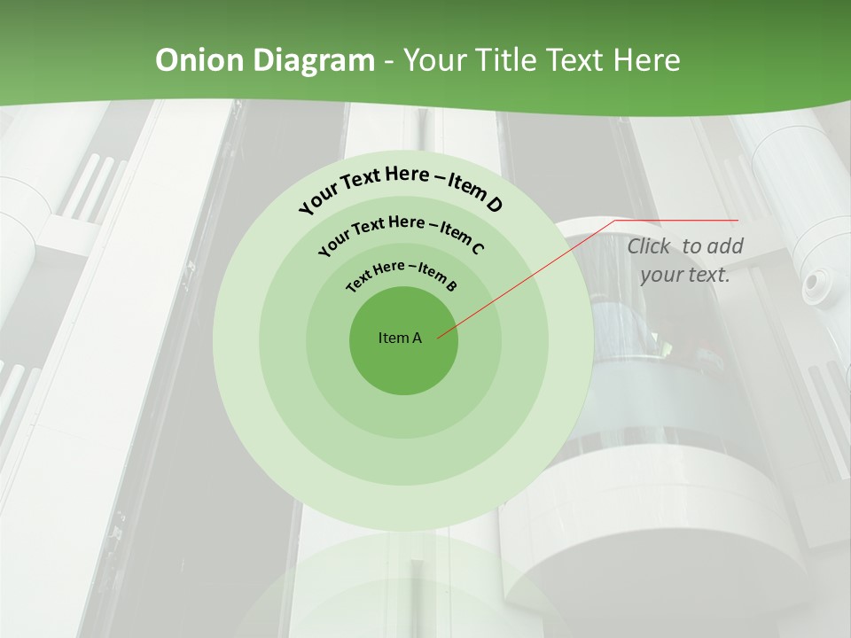 Modern Building Lift PowerPoint Template