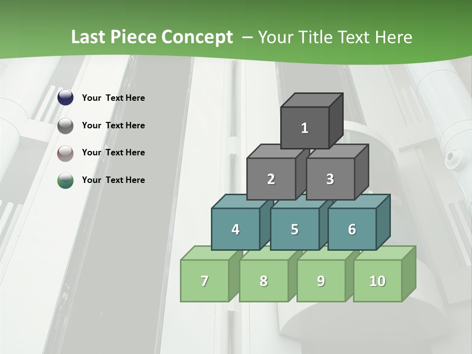 Modern Building Lift PowerPoint Template
