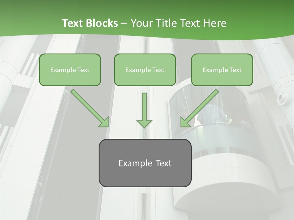 Modern Building Lift PowerPoint Template