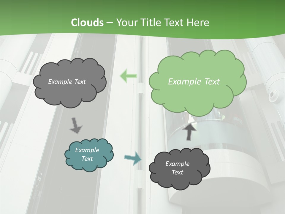 Modern Building Lift PowerPoint Template