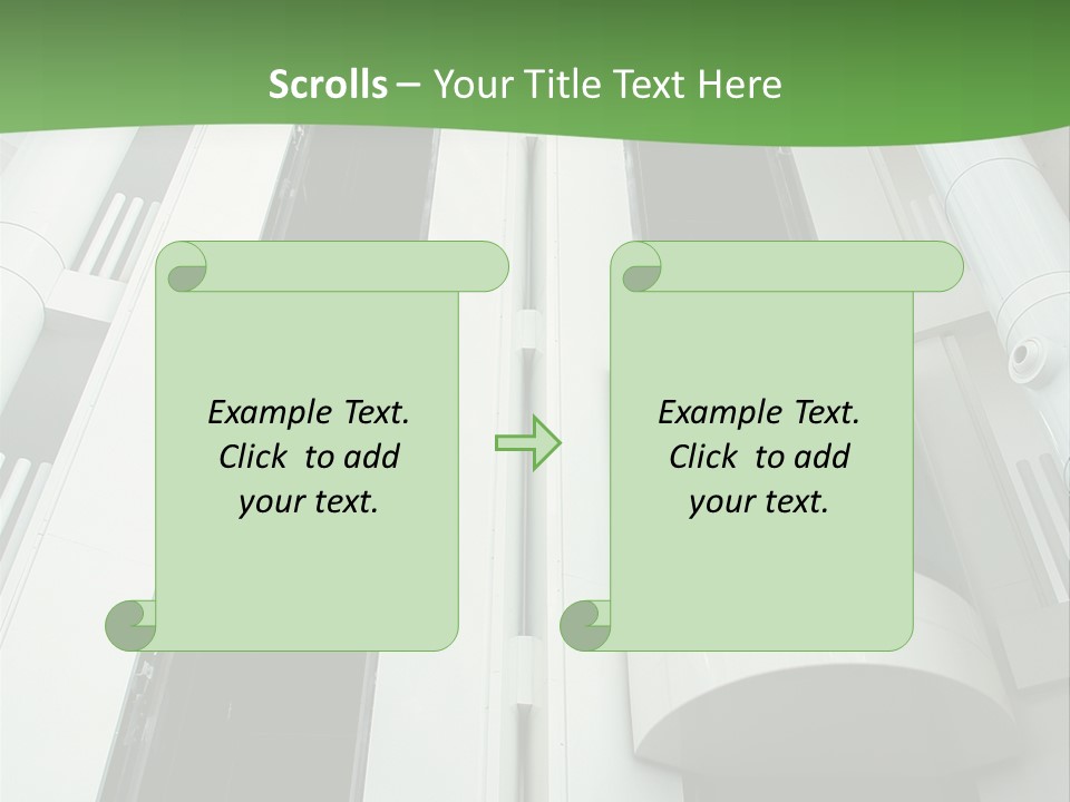 Modern Building Lift PowerPoint Template