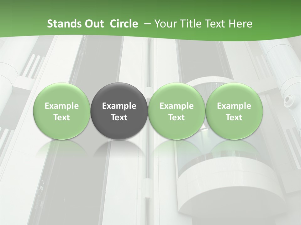 Modern Building Lift PowerPoint Template