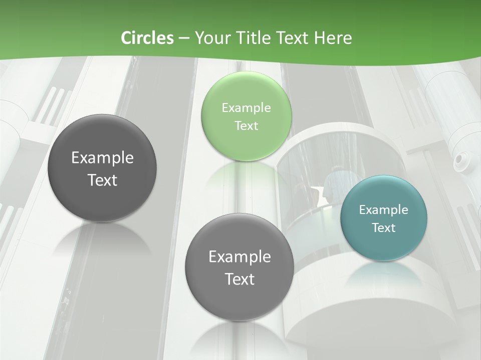 Modern Building Lift PowerPoint Template