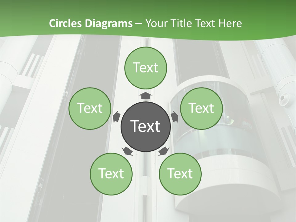 Modern Building Lift PowerPoint Template