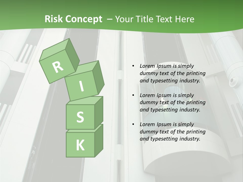 Modern Building Lift PowerPoint Template