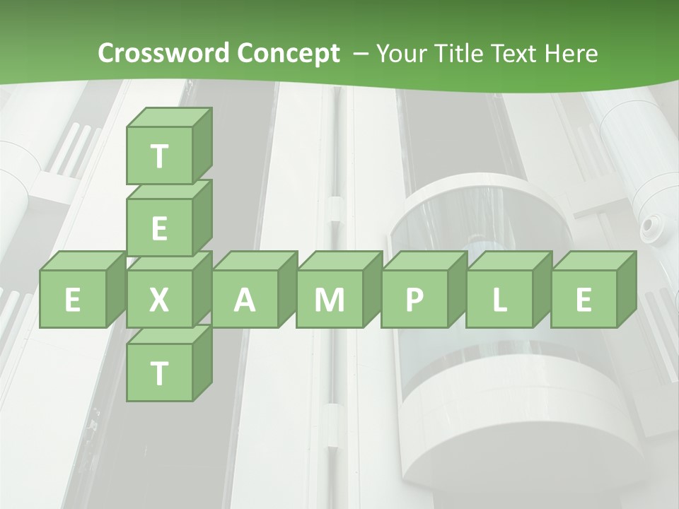 Modern Building Lift PowerPoint Template