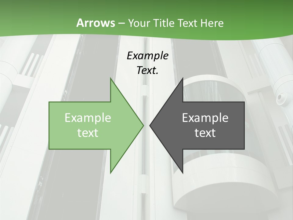 Modern Building Lift PowerPoint Template