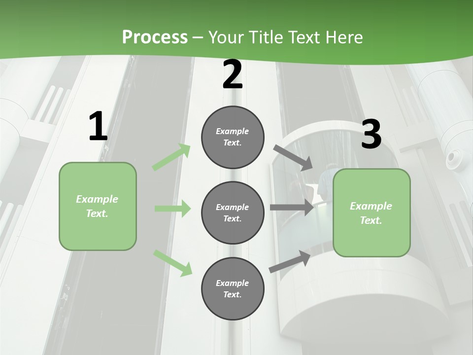 Modern Building Lift PowerPoint Template