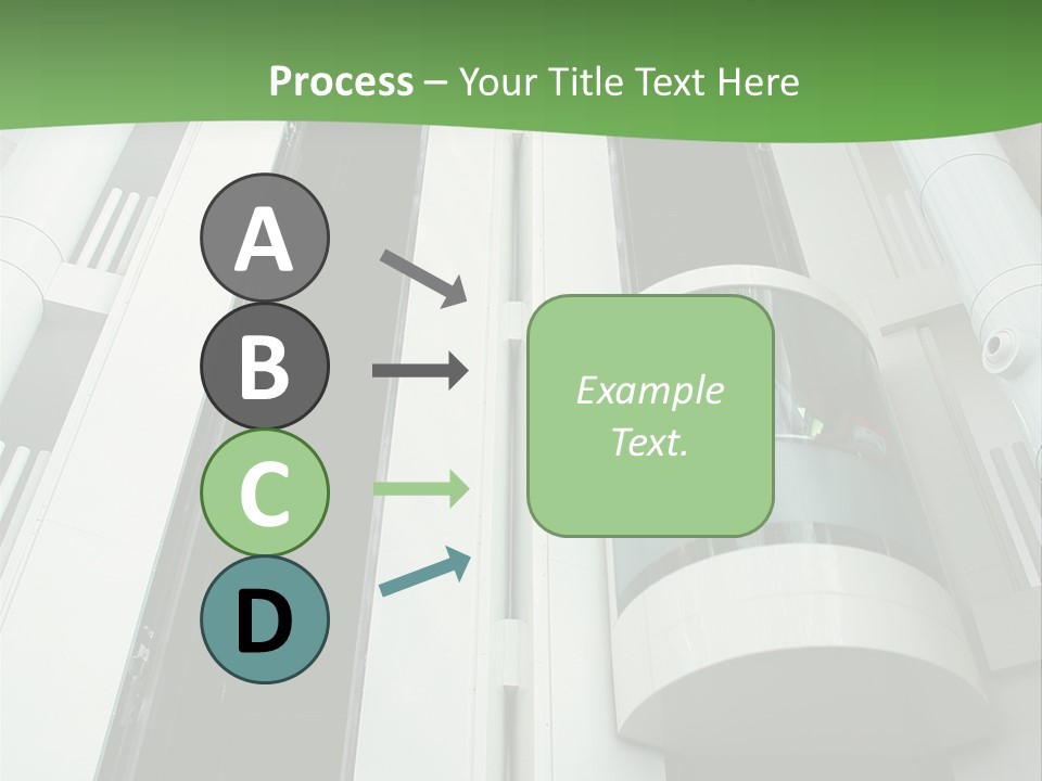 Modern Building Lift PowerPoint Template
