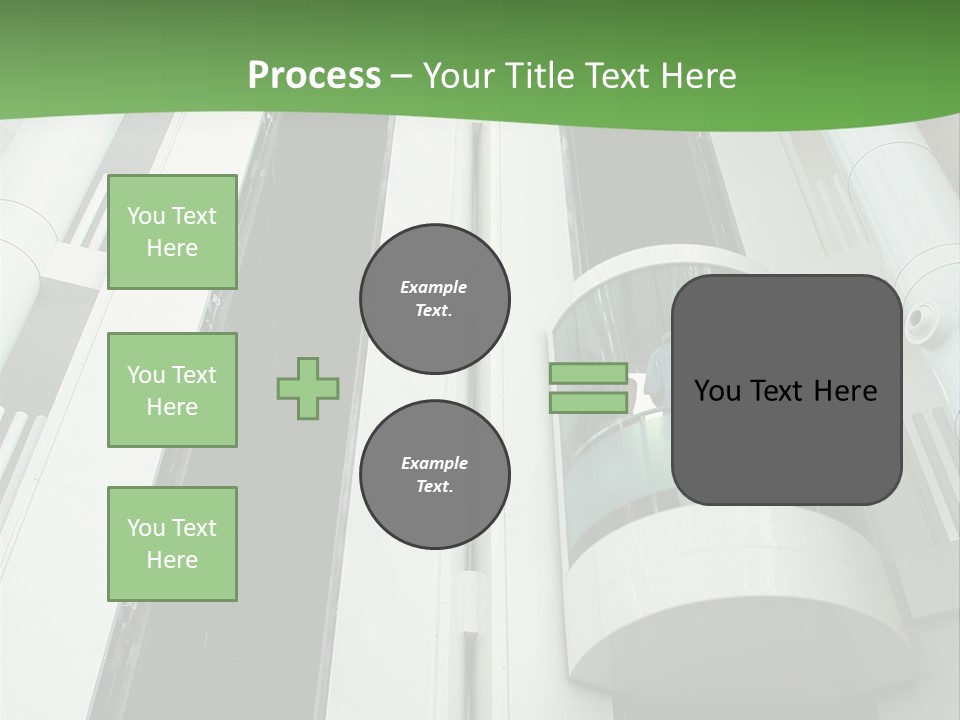 Modern Building Lift PowerPoint Template
