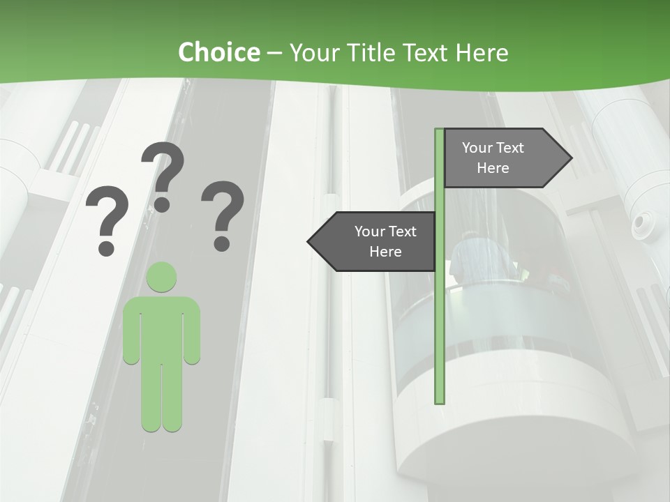 Modern Building Lift PowerPoint Template