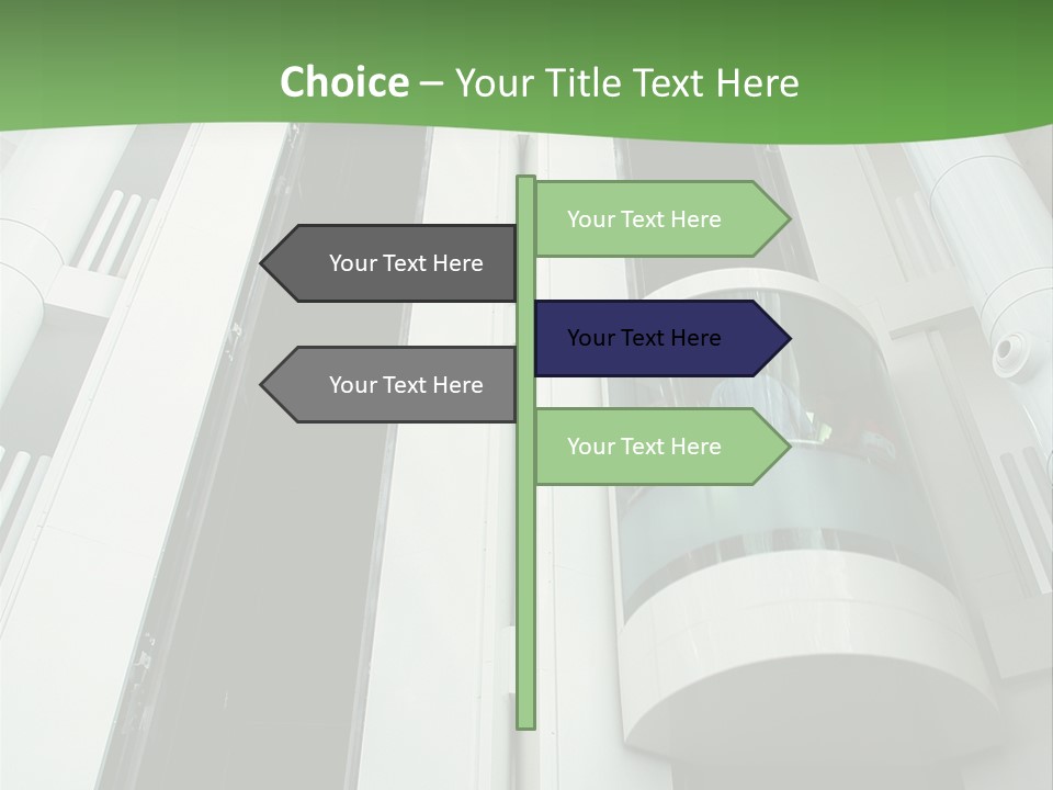 Modern Building Lift PowerPoint Template