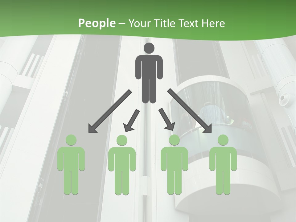 Modern Building Lift PowerPoint Template