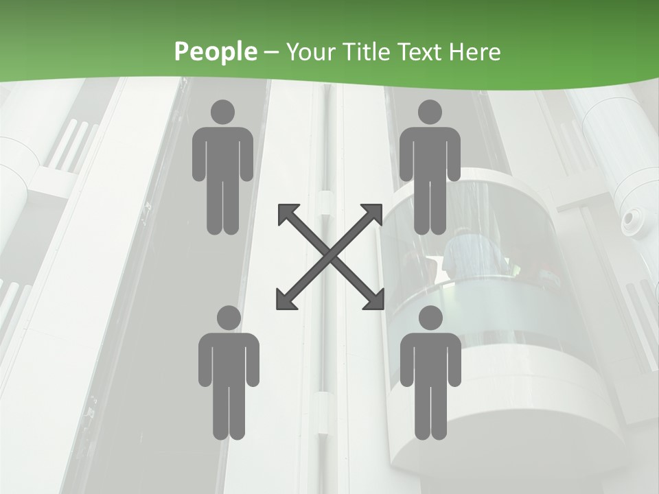 Modern Building Lift PowerPoint Template
