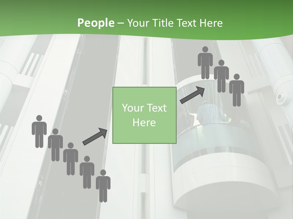 Modern Building Lift PowerPoint Template